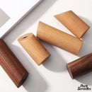 Porte serviette de bain en bois