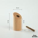 Porte serviette de bain en bois