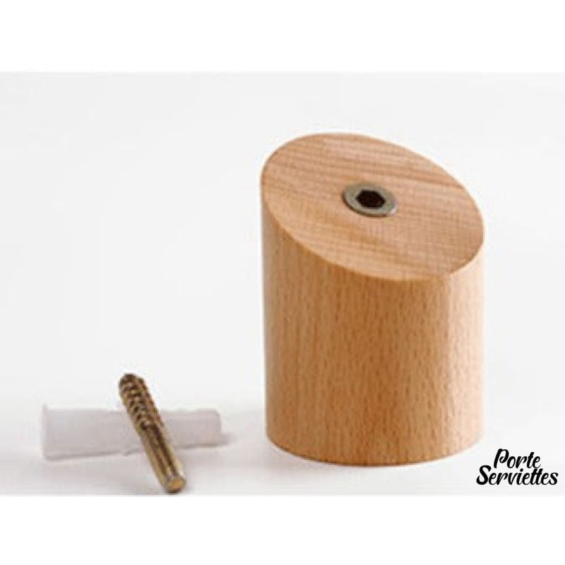 Porte serviette de bain en bois