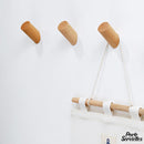 Porte serviette de bain en bois