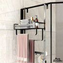 Porte serviette de paroi de douche en verre