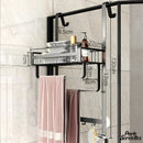 Porte serviette de paroi de douche en verre