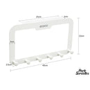 Porte serviette de porte salle de bain