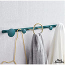 Porte serviette de salle de bain vert