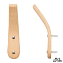 Porte serviette de toilette en bois