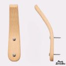 Porte serviette de toilette en bois