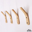 Porte serviette de toilette en bois