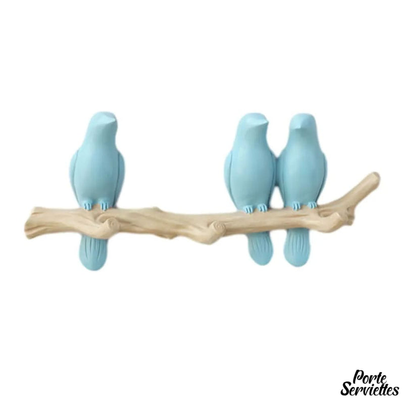 Porte serviette decoratif oiseau