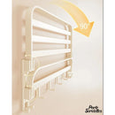 Porte serviette design crème