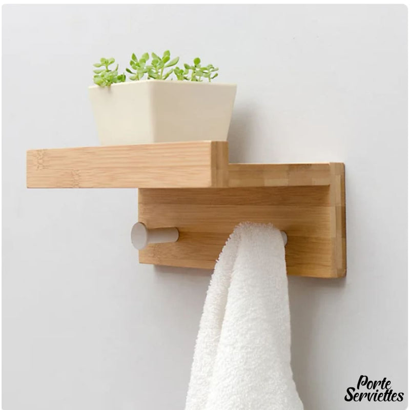 Porte serviette en bambou