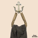 Porte serviette en corde