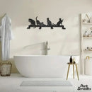 Porte serviette en fer forgé