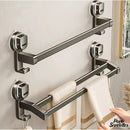 Porte serviette en métal gris