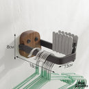 Porte serviette escamotable