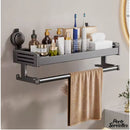 Porte serviette etagere mural