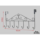 Porte serviette fer forge blanc