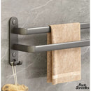 Porte serviette gris anthracite