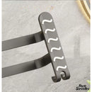 Porte serviette gris anthracite