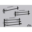 Porte serviette gris anthracite