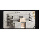 Porte serviette gris anthracite