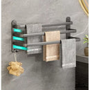 Porte serviette gris anthracite