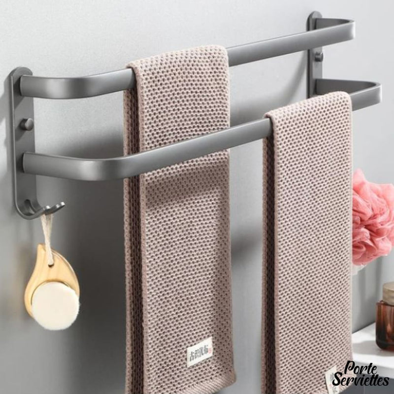 Porte serviette gris anthracite