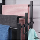 Porte serviette industriel noir mat