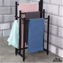 Porte serviette industriel noir mat