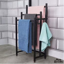 Porte serviette industriel noir mat