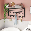 Porte serviette industriel noir