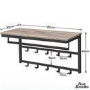 Porte serviette industriel noir