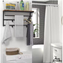 Porte serviette industriel noir