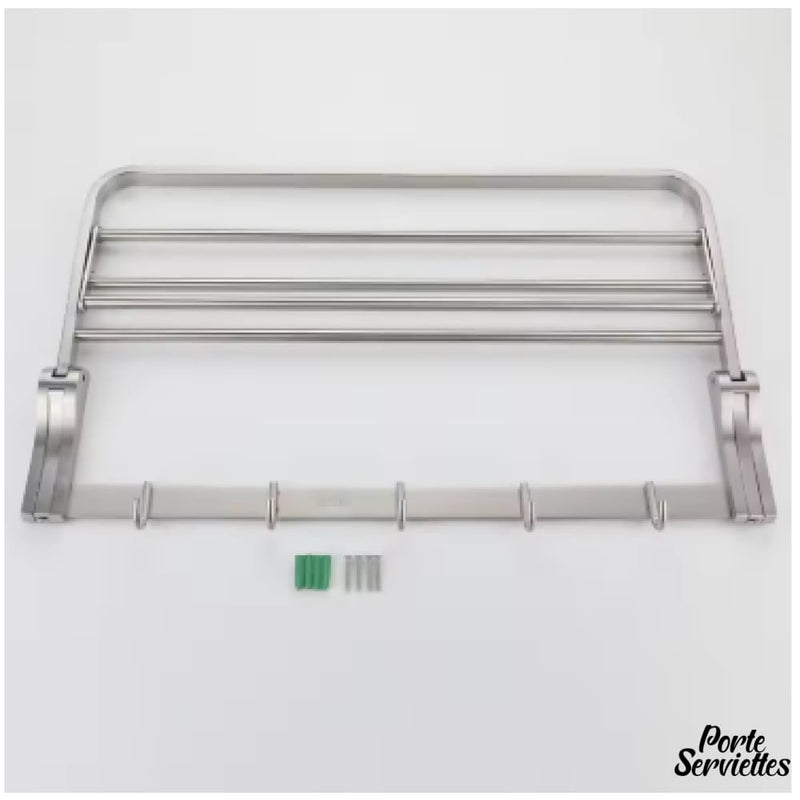 Porte serviette inox brossé