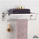 Porte serviette inox brossé