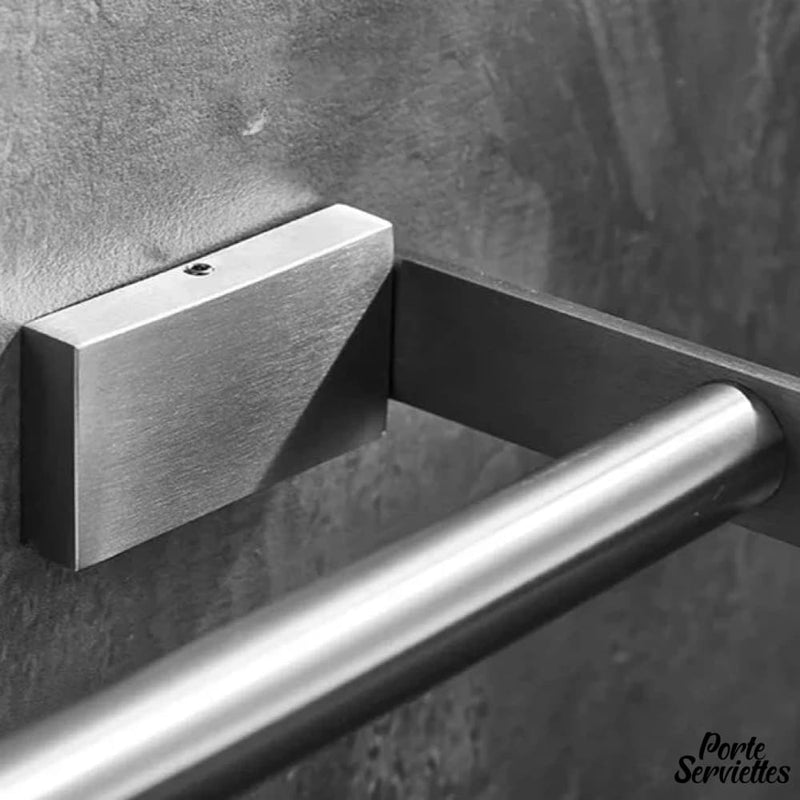 Porte serviette inox brossé