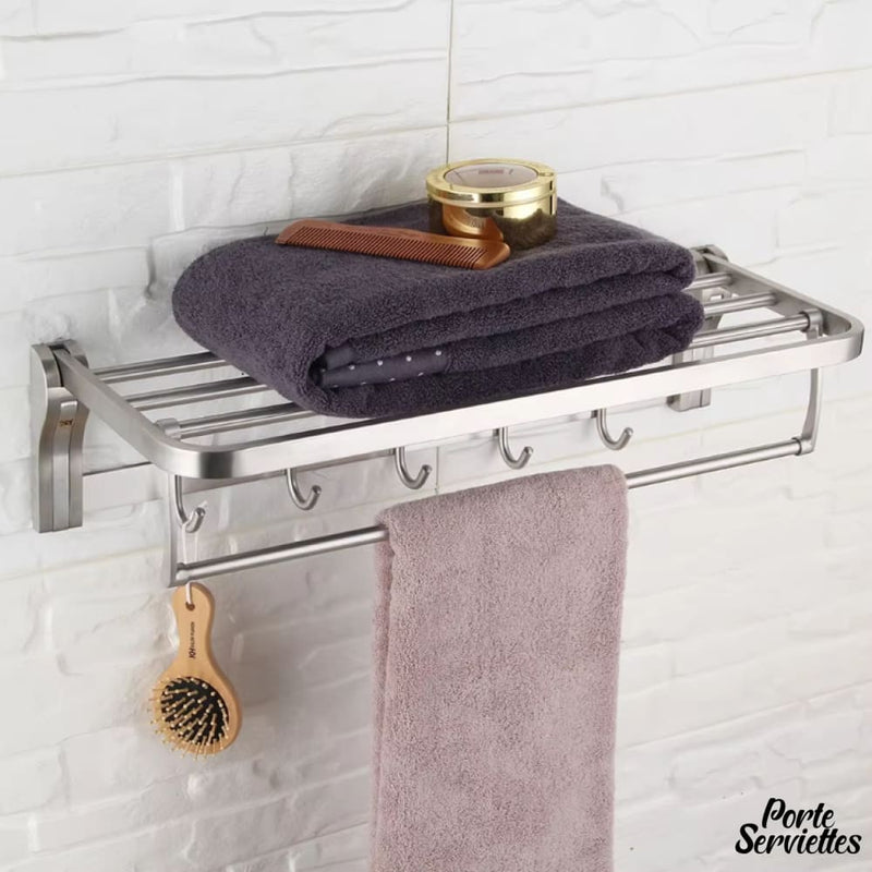 Porte serviette inox brossé