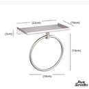 Porte serviette inox