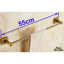 Porte-serviette laiton brossé