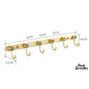 Porte serviette laiton