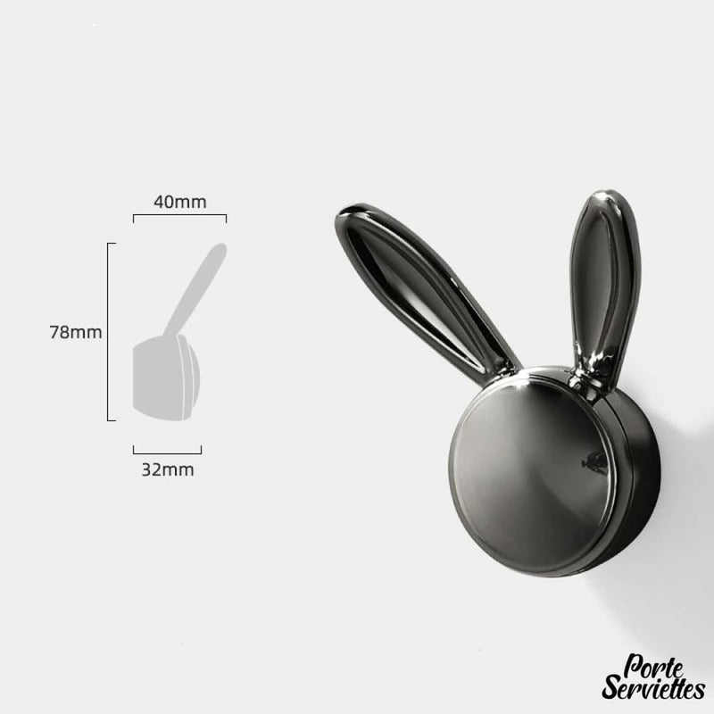 Porte serviette lapin