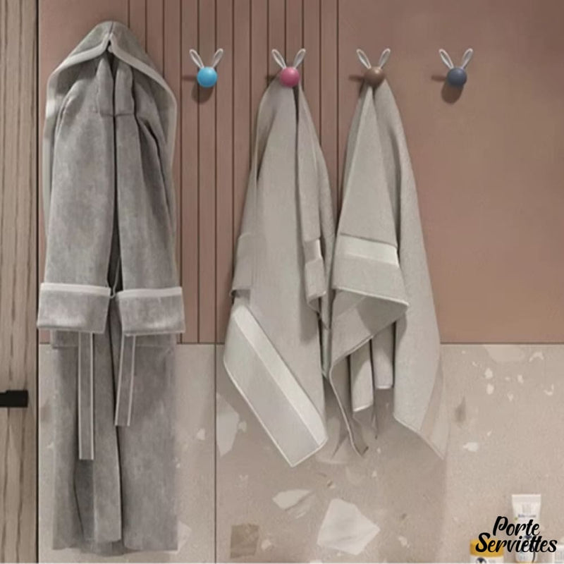 Porte serviette lapin