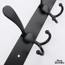 Porte serviette metal noir