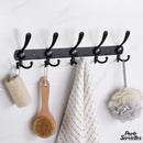 Porte serviette metal noir