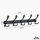 Porte serviette metal noir