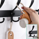 Porte serviette metal noir