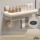 Porte serviette mural avec tablette