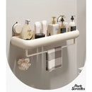 Porte serviette mural avec tablette