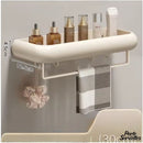 Porte serviette mural avec tablette