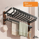 Porte serviette mural design en bois