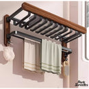 Porte serviette mural design en bois